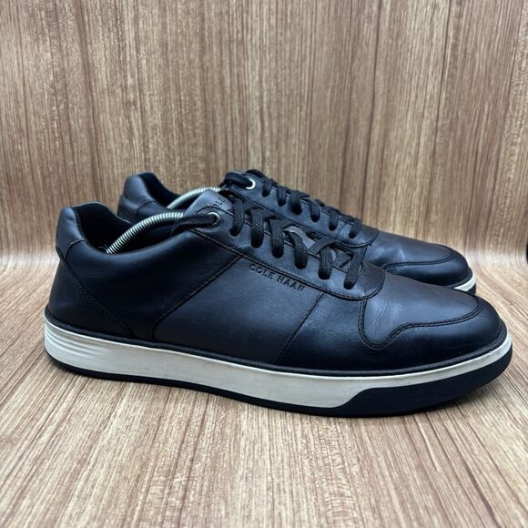 Cole Haan Grand Crosscourt Sneaker Men’s Size 12 M black Leather Sneakers